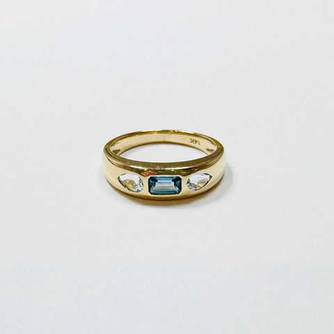 sapphire dome ring