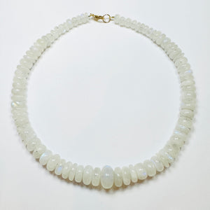 moonstone statement necklace