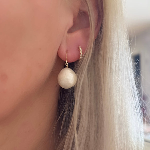 baroque pearl earrings