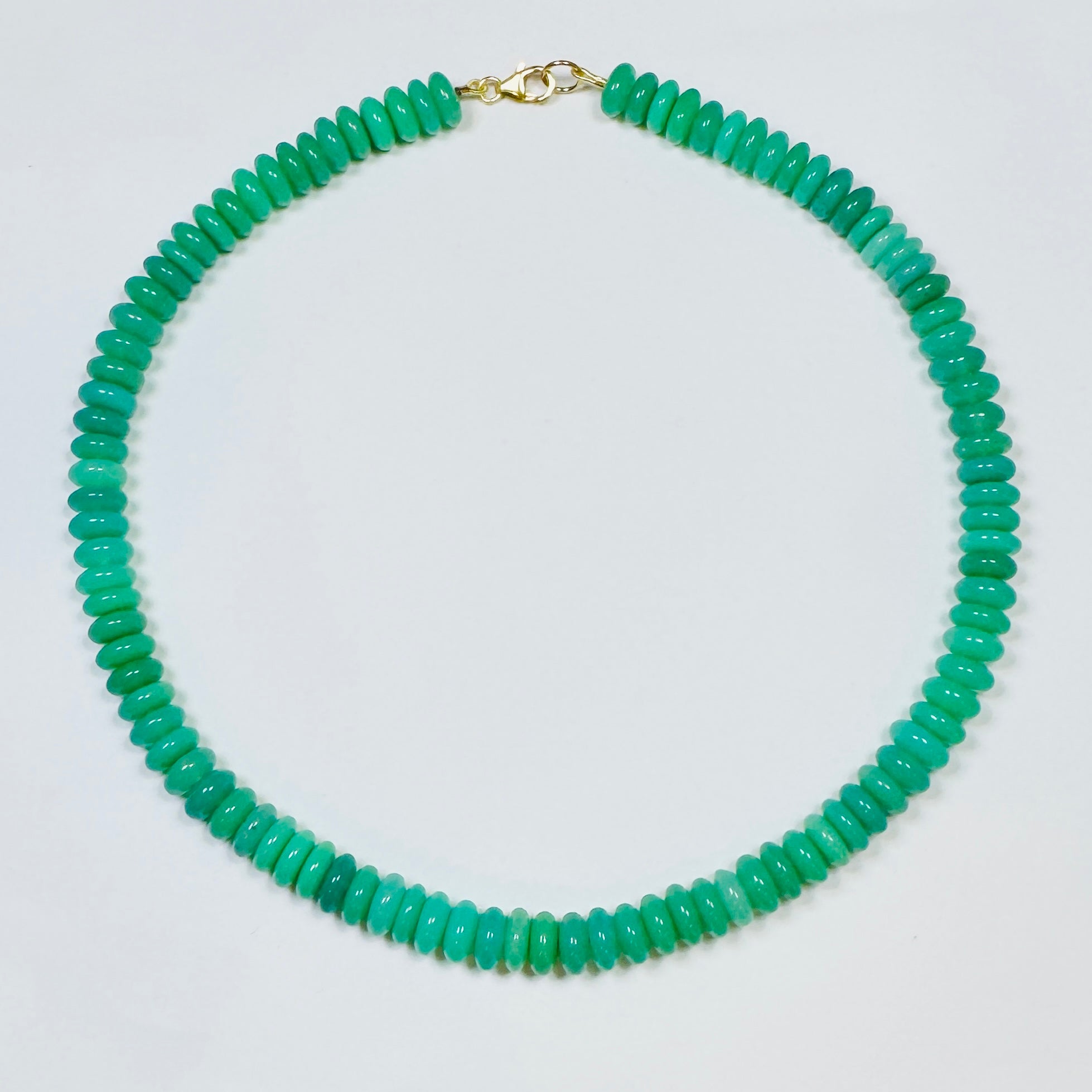 chrysoprase quartz candy necklace