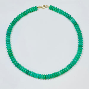 chrysoprase quartz candy necklace