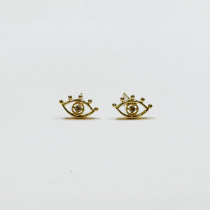 evil eye studs