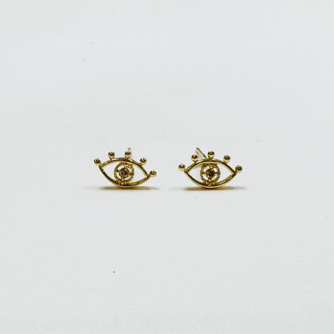 evil eye studs