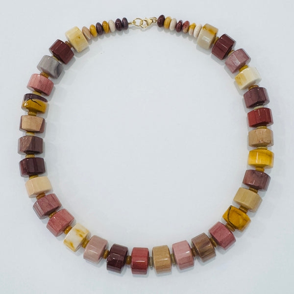 mookaite jasper statement collar