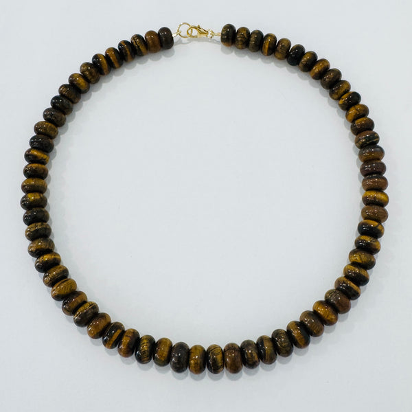 Butterscotch tigers eye candy necklace