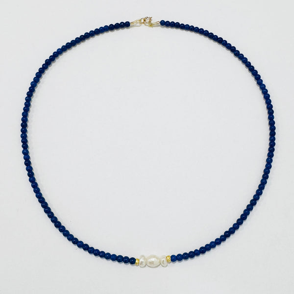 pearl focal delicate necklace