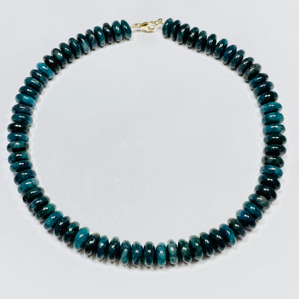 natural apatite statement candy necklace