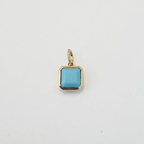 pillow set gemstone pendant