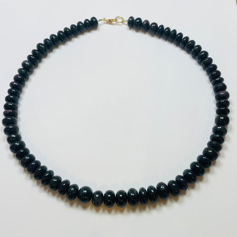 midnight sapphire candy necklace