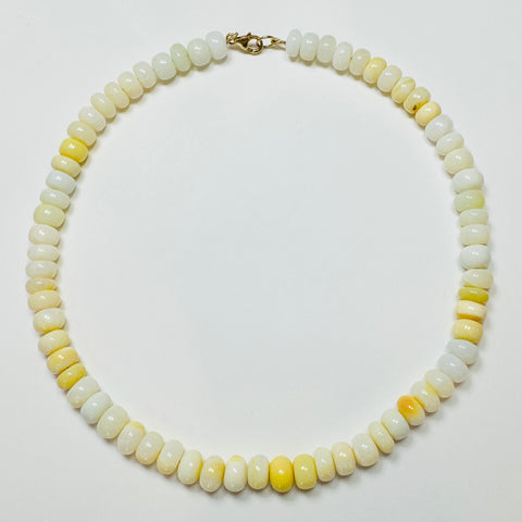 lemon opal candy necklace