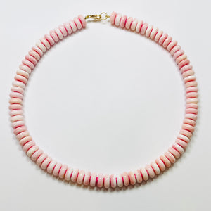 pink conch necklace