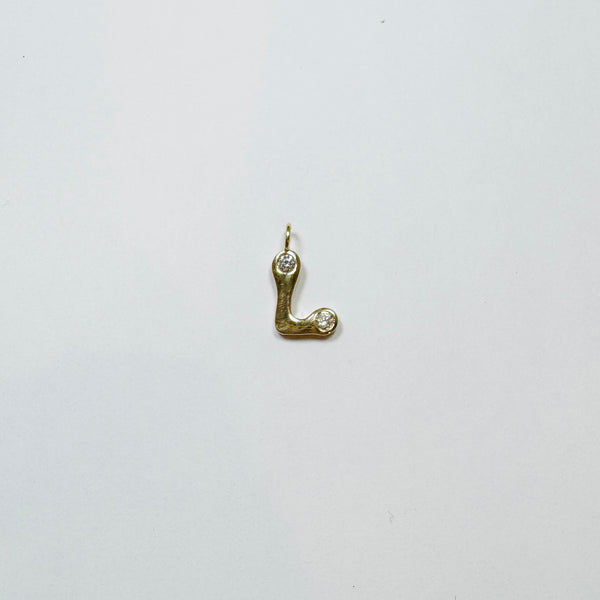 bubble letter pendant