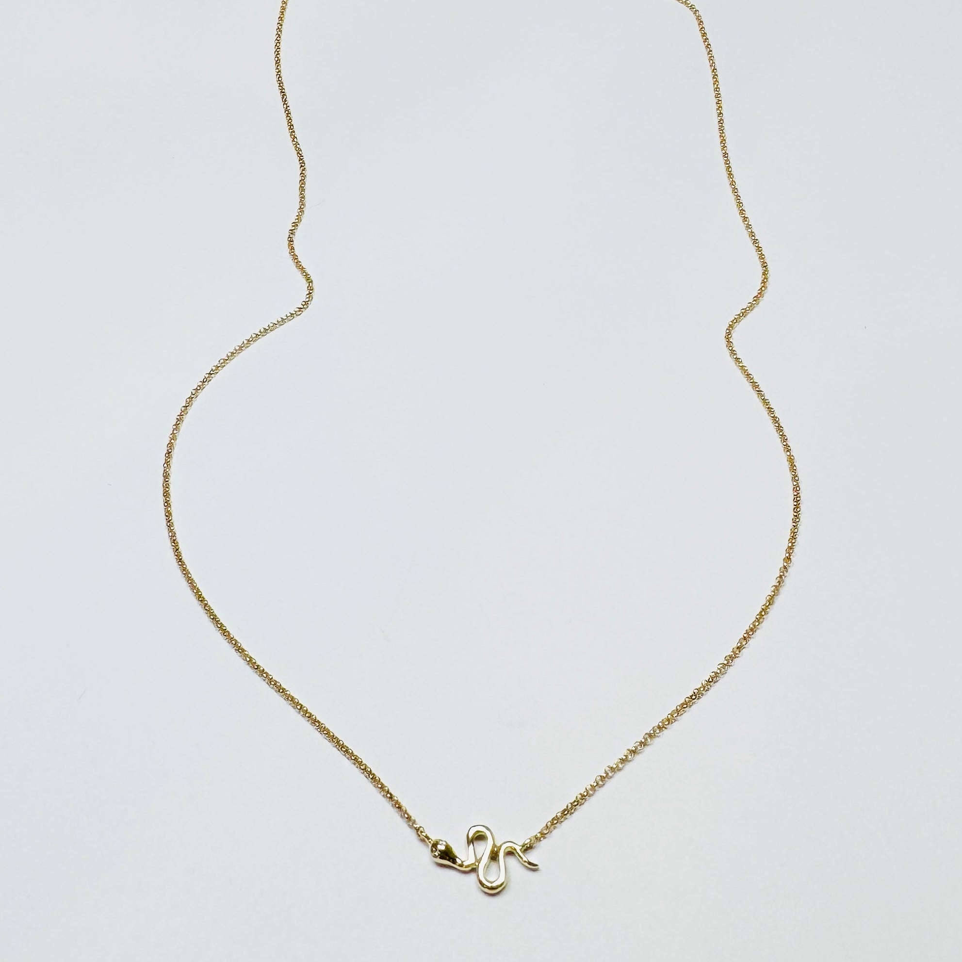 gold snake necklace