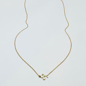 gold snake necklace