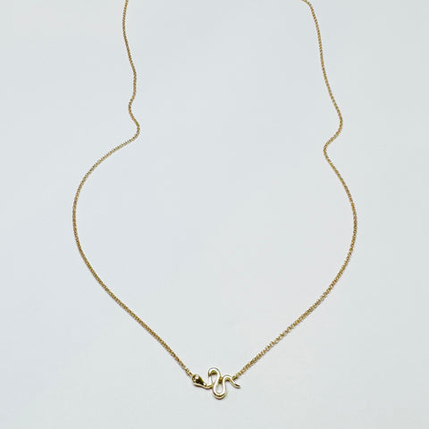 gold snake necklace