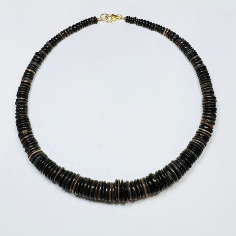 black mother of pearl candy necklace