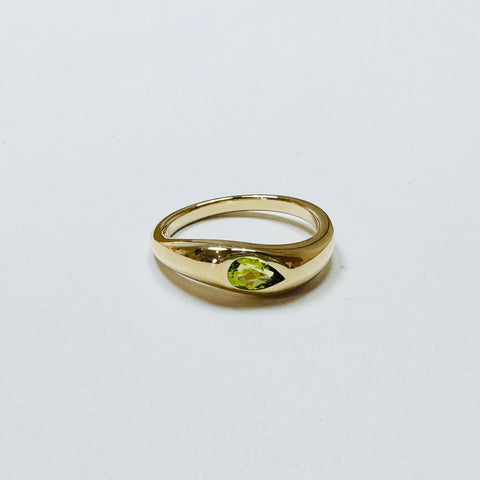 organic peridot band