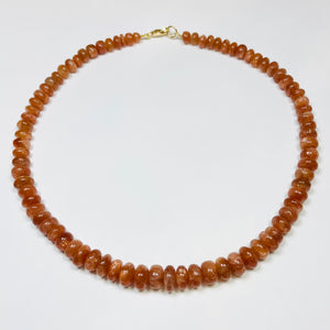 sunstone candy necklace