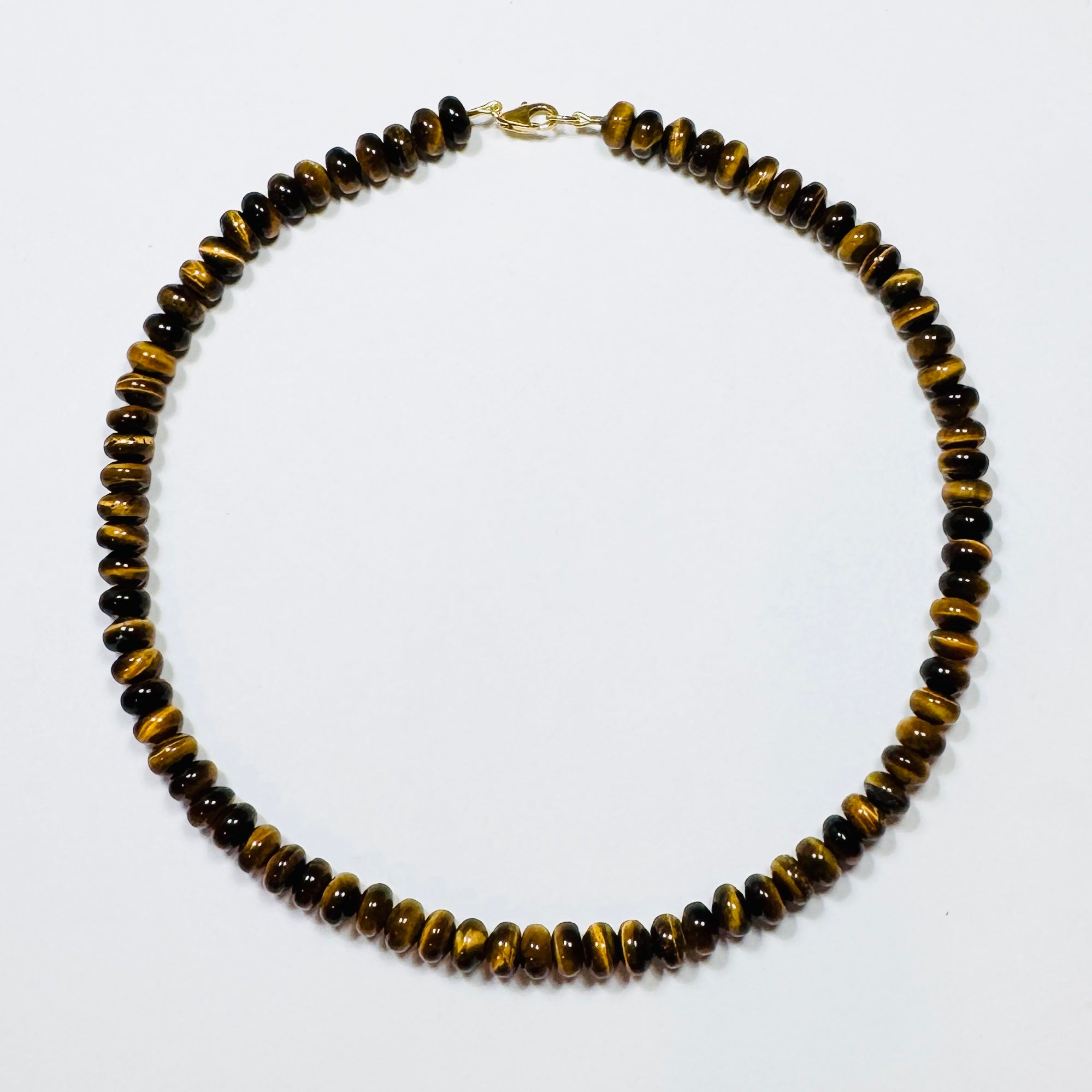 Butterscotch tigers eye candy necklace