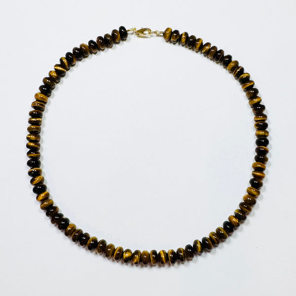 Butterscotch tigers eye candy necklace