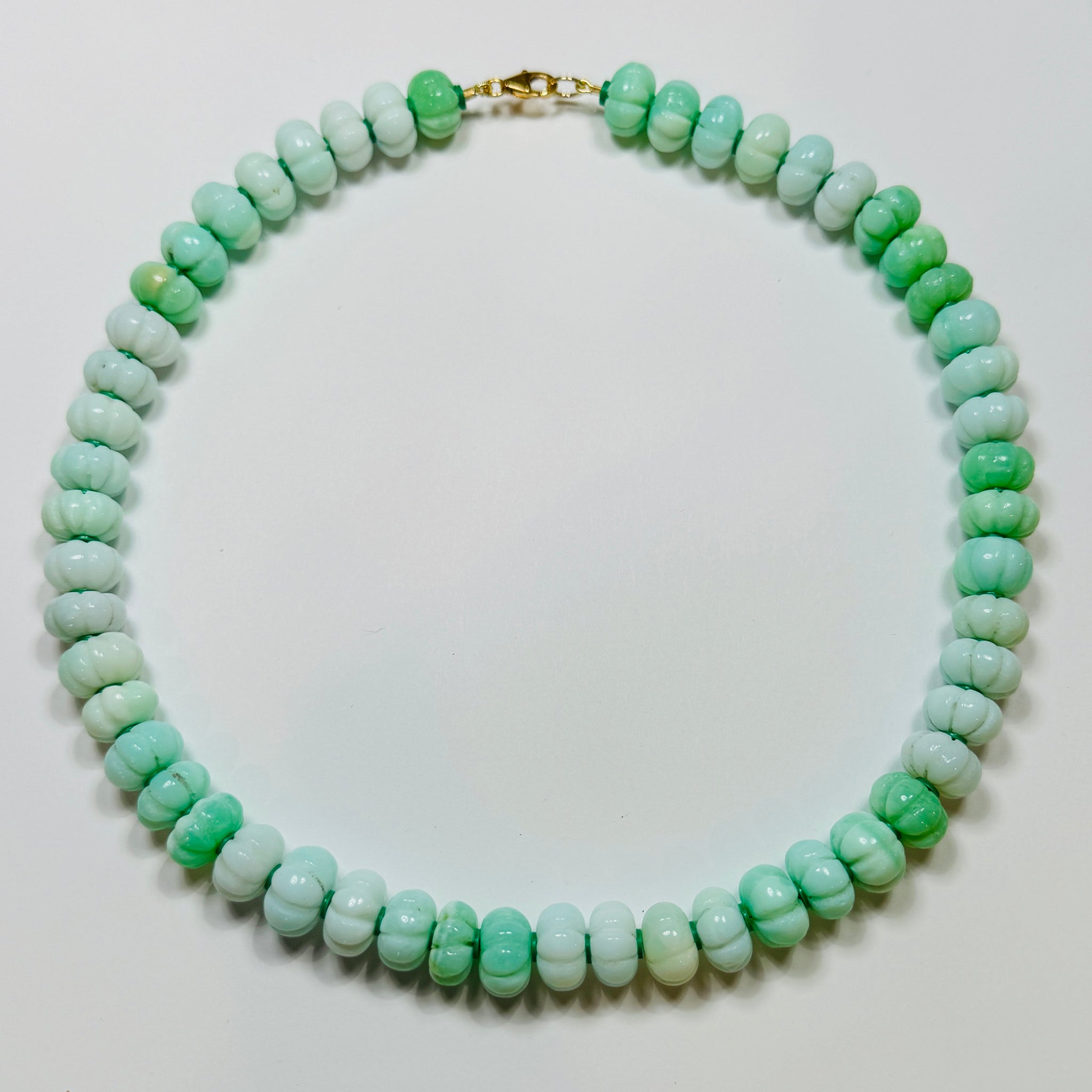 carved spearmint candy necklace