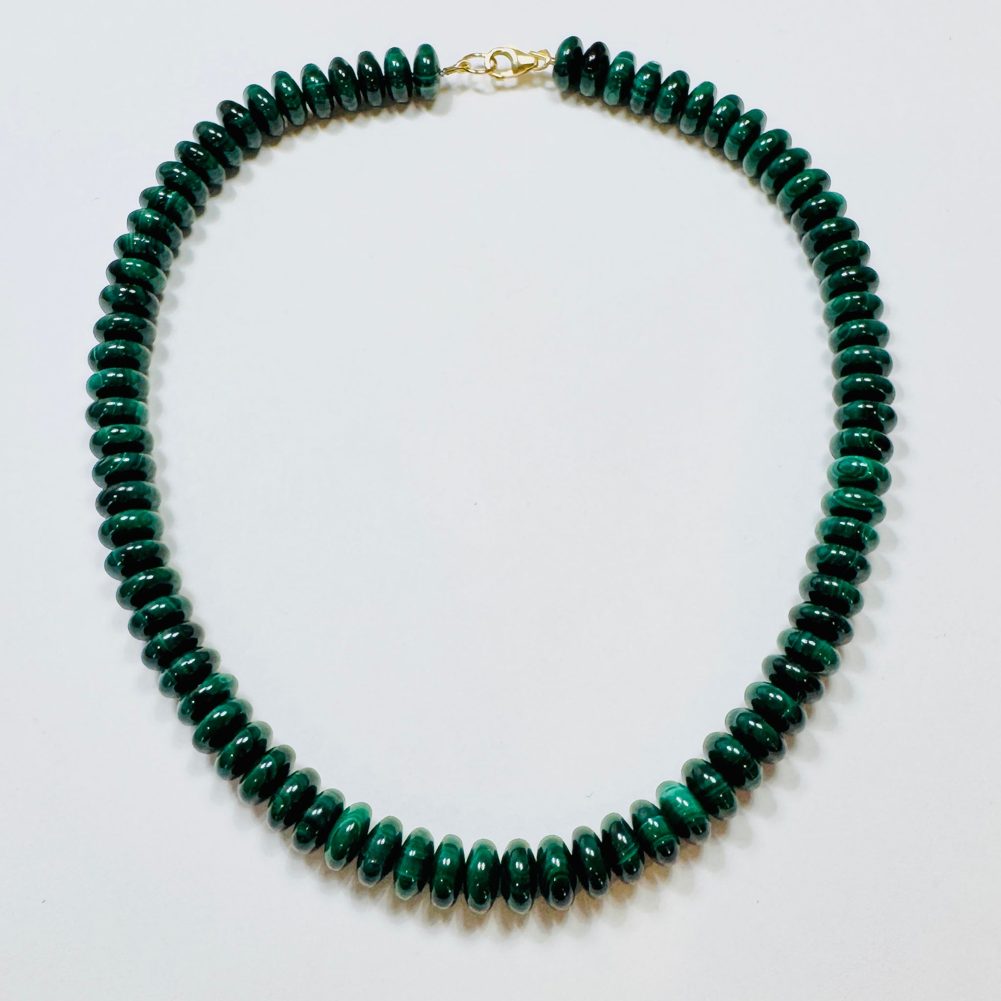 malachite candy necklace
