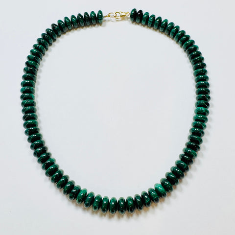 malachite candy necklace