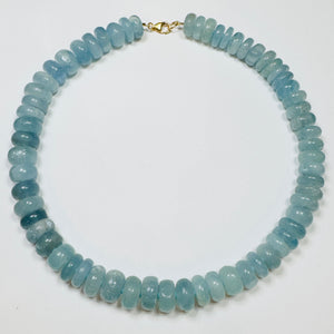 aquamarine statement necklace