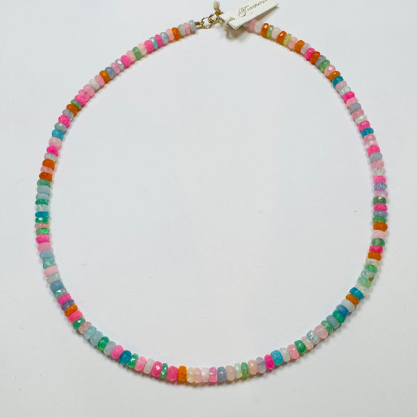 SALE opal candy necklace