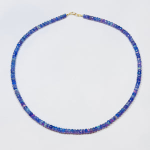 ultra violet opal candy necklace