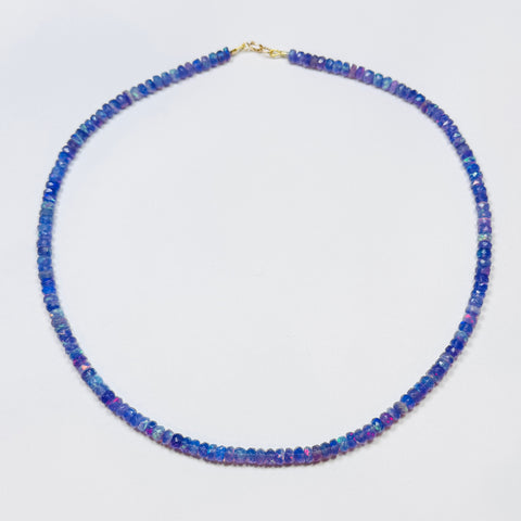 ultra violet opal candy necklace