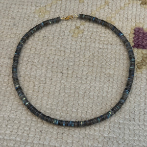 smooth labradorite candy necklace