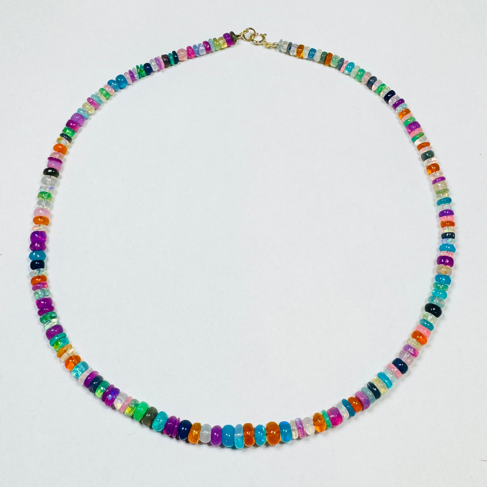 jelly opal candy necklace