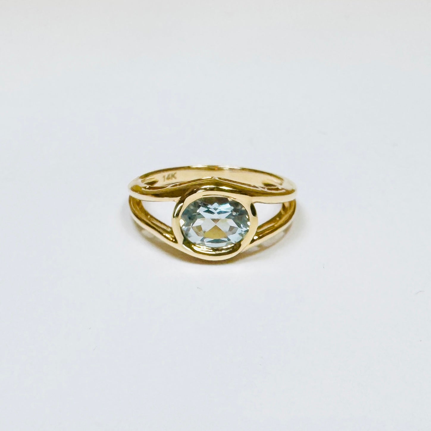 blue topaz ring