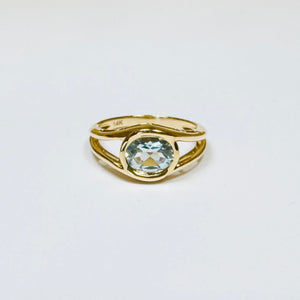 blue topaz ring