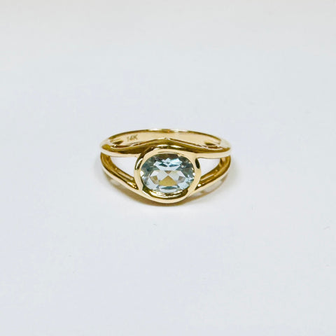 blue topaz ring