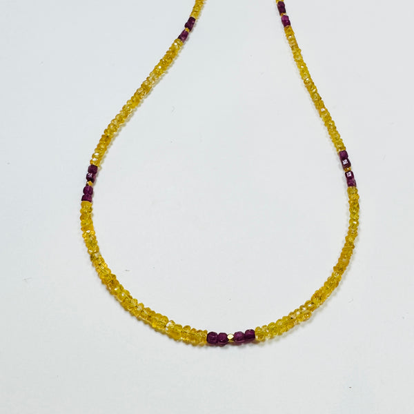 gameday color block necklace