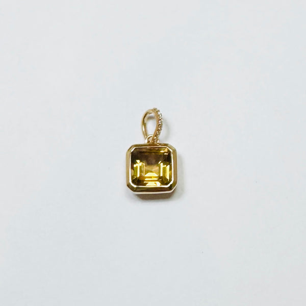 pillow set gemstone pendant