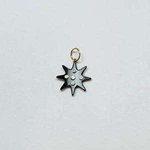 onyx starburst pendant