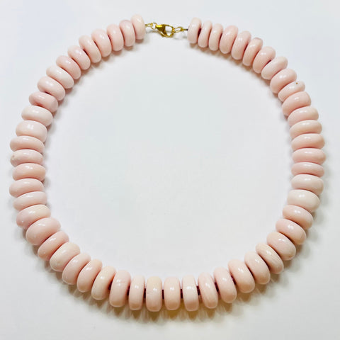 pink opal candy necklace