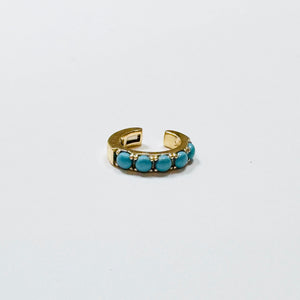 turquoise ear cuff