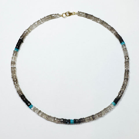 cream soda heishi candy necklace