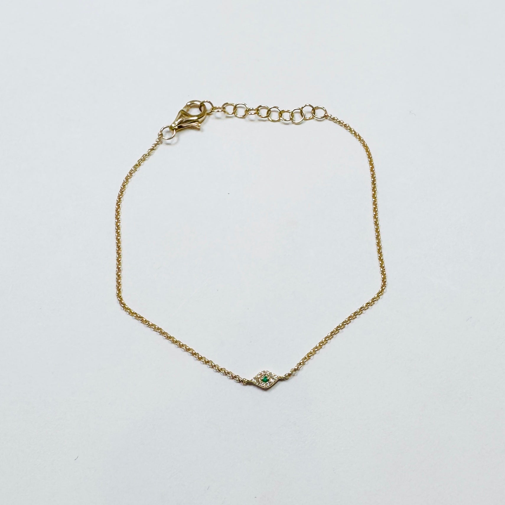 small evil eye bracelet