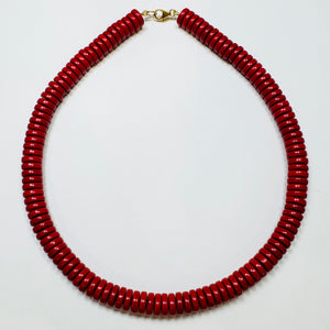 cherry red barrel candy necklace