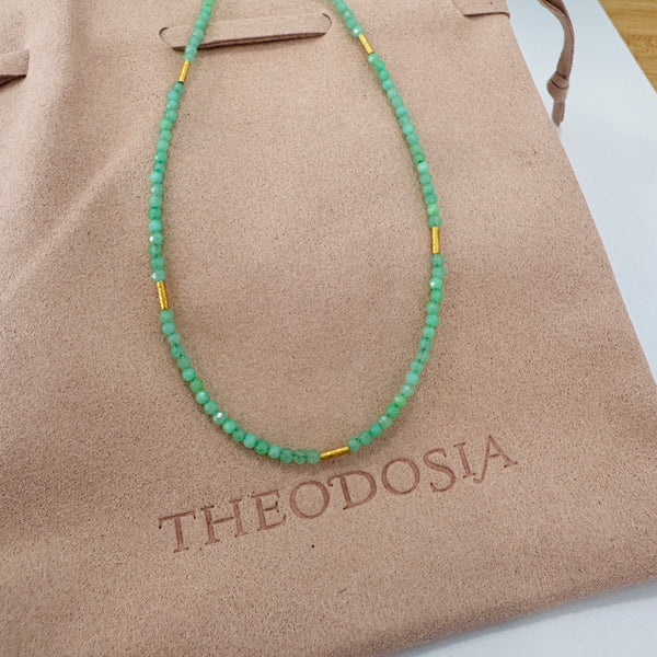 delicate five bar necklace
