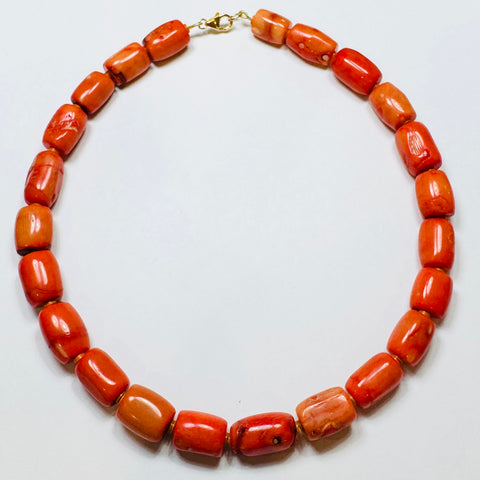 coral candy necklace