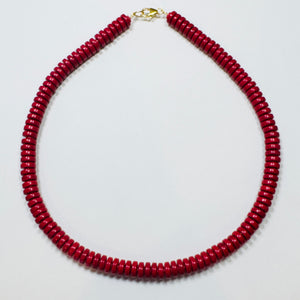 cherry red barrel candy necklace