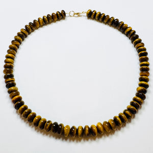 Butterscotch tigers eye candy necklace