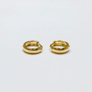 hollow gold huggies