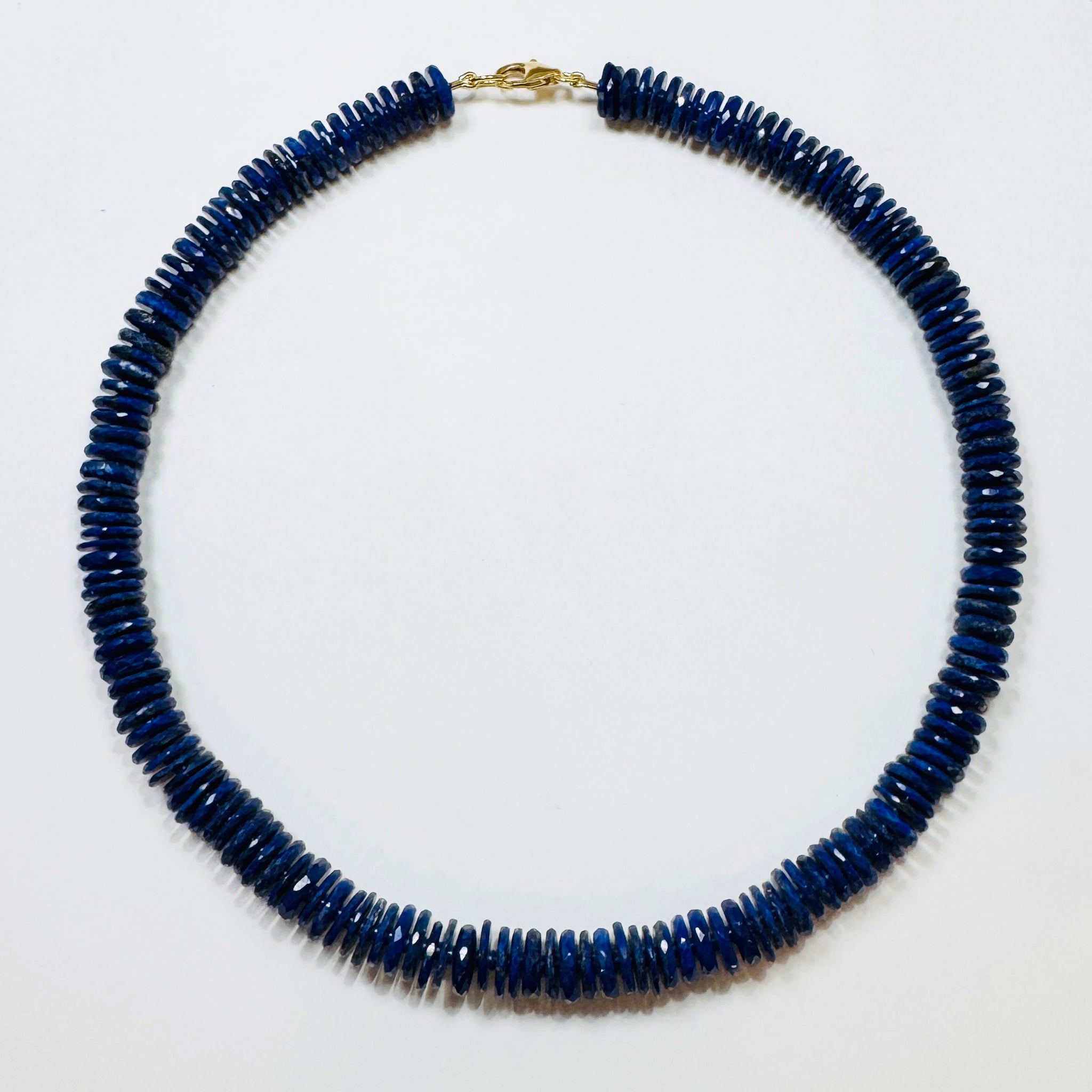 faceted lapis with spacers